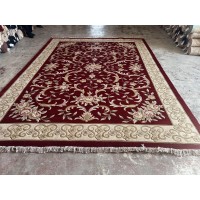 Китайский шерстяной ковер 0054018 Красный